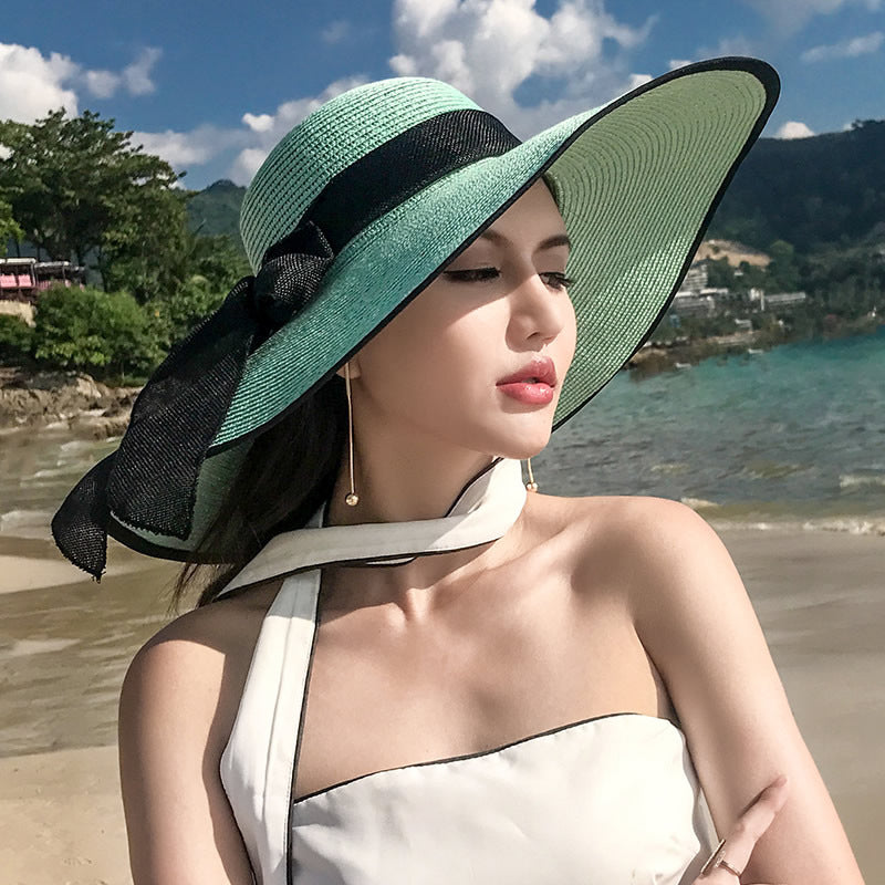 Seaside Summer Vacation Foldable Wide Brim Sun Hat