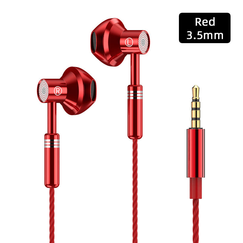 Wired Earbuds Featuring Hifi Bass Stereo Volume Control And HD Microphone, Compatible with for iphone 15 And Samsung Galaxy, Equipped with 3.5Mm And Type C Connectors