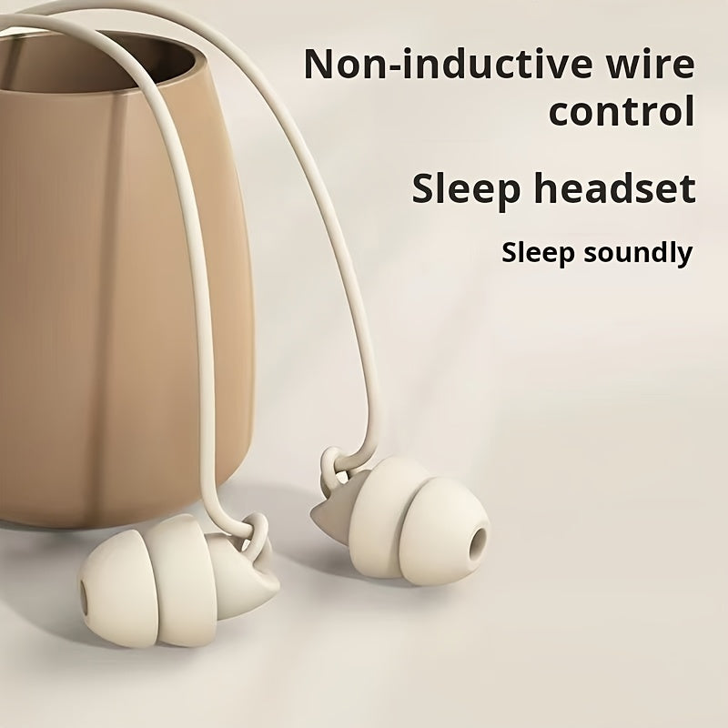 ASMR Noise-Canceling Wired Earphones, In-Ear Noise Reduction, Sound-Isolating In-Ear Style Compatible with Phones, Computers, Gaming, Karaoke, Featuring In-Line Controls with a Microphone, High Sound Quality, Calls, 3.5Mm Jac