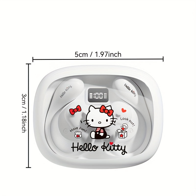 Sanrio X91.44 cm-Ear Headphones, Wireless Wireless, Pacha Dog, Hello Kitty, My Melody, Cute And Compact, Perfect for Women'S Birthday Gifts And Everyday Use