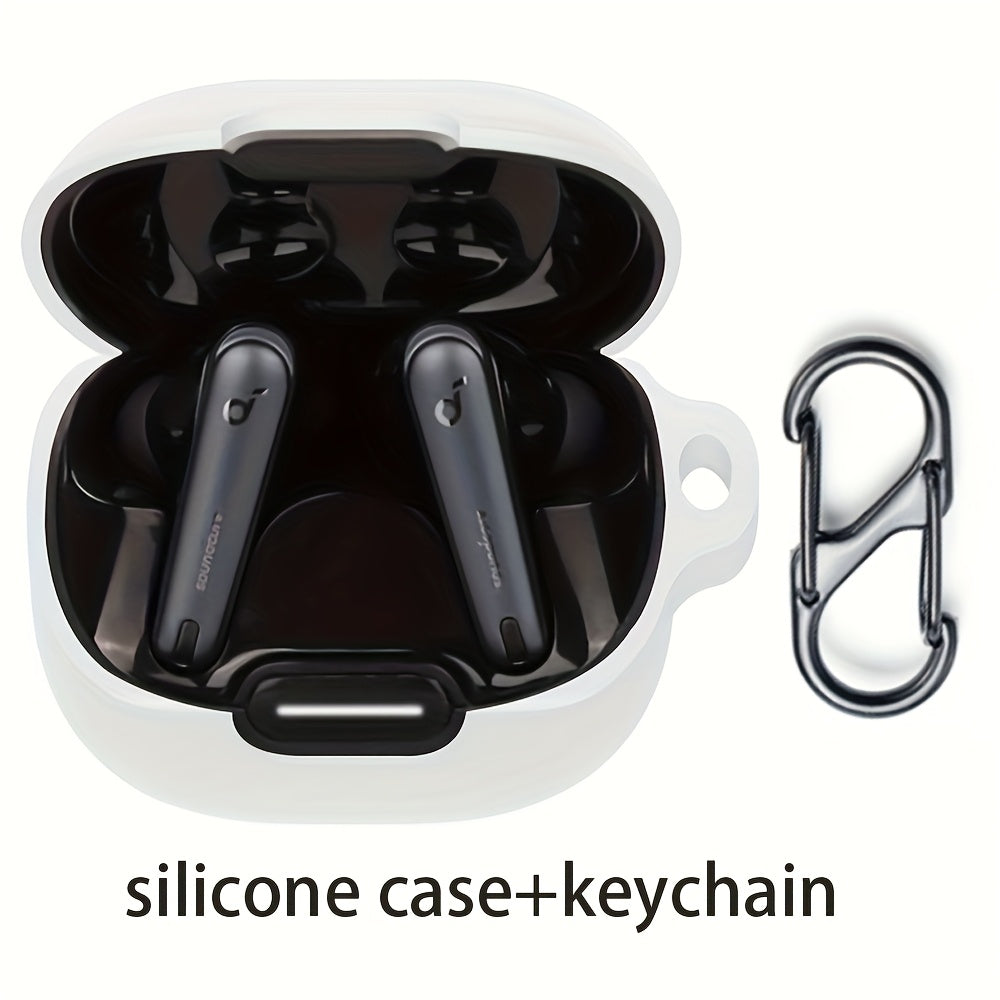 for Anker Soundcore Liberty 4 NC Case Compatible - Soft Shockproof Cover with Scratch & Impact Protection, Precise Button Cutouts, Snug Fit Protective Case for Anker Soundcore Liberty 4 NC Wireless Earbuds (1 Color) - Ideal G