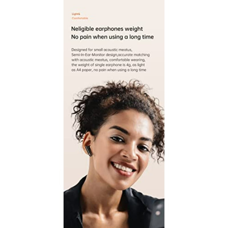 mcdodo TWS Earbuds Lite HP-8031 | Black Earphones with Wireless Charging Function, Plastic Material