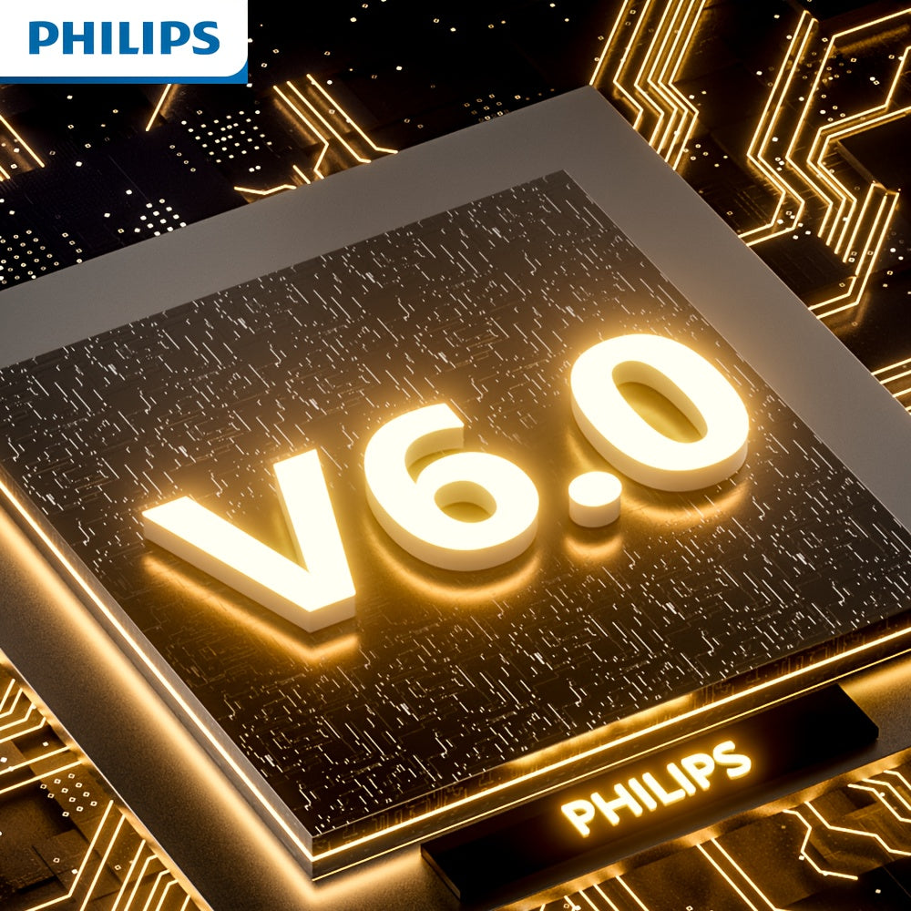 2025 Model Philips Wireless Headphones | Wireless stereo sound, newly upgraded to version V6.0, extremely long battery life, noise reduction function, comfortable to wear | Universal compatibility, latest model