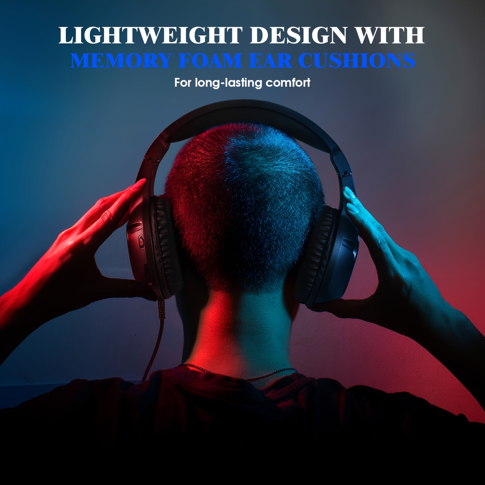 The Soulbytes S20 Over-Ear Gaming Headset Features a Wired Design with Volume/Mute Control, 7-Color Breathing Lights, And Surround Sound Effects. It Is Compatible with Mobile Phones, Desktops, And Laptops, And Can Be Used wit