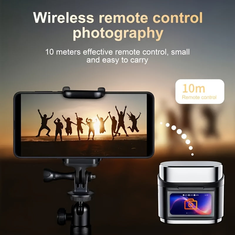 2025 New Active Noise Cancelling Earbuds (ANC), Smart Digital Display Touchscreen, Wireless Earbuds, Compatible with iPhone and Android TWS True Wireless Earbuds, 6 Microphones for Perfect Calls, Voice Control, Up to 40 Hours