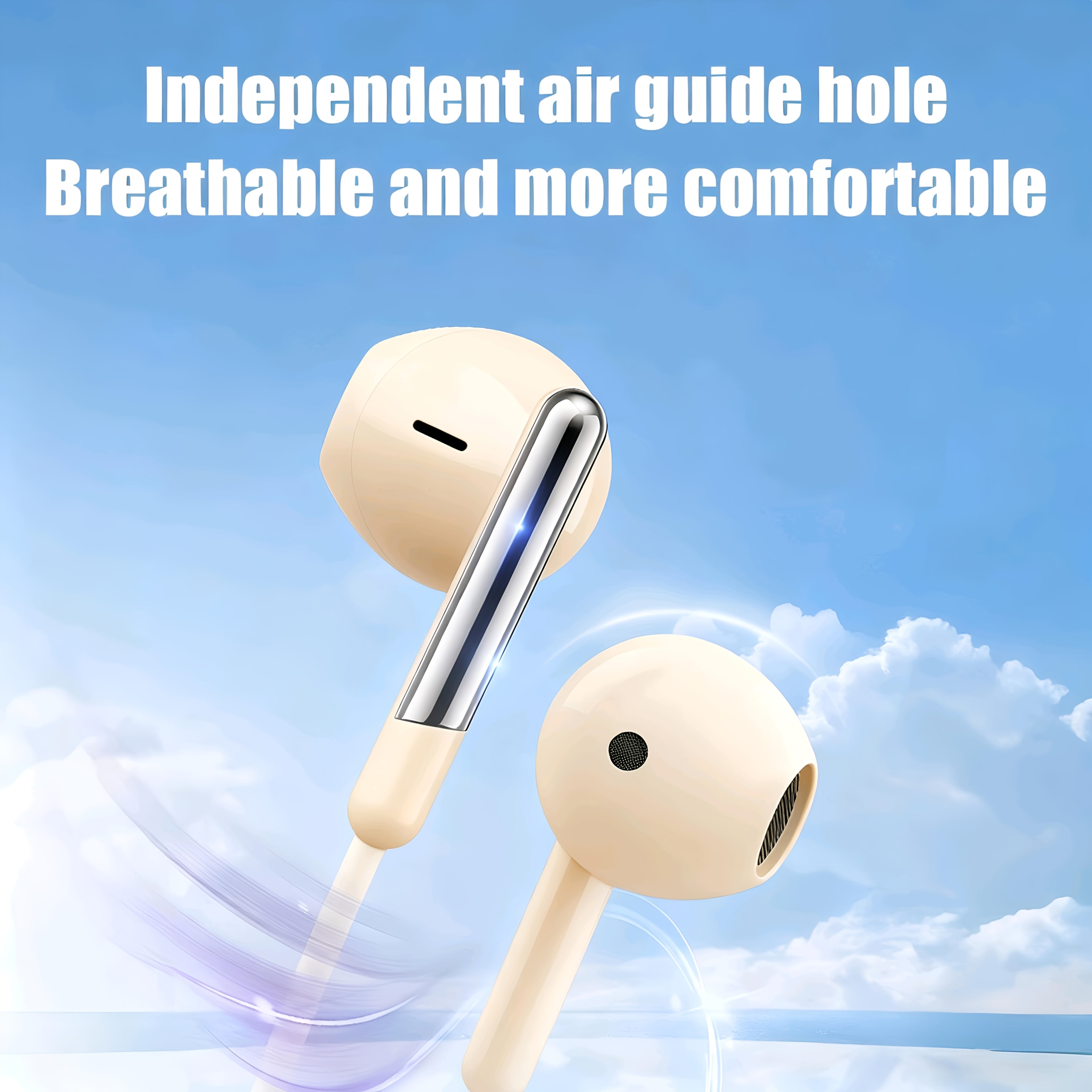 3.5mm Jack In-Ear Wired Headphones, High-Performance Hi-Fi Sound Quality, Powerful Immersive Bass, HD Noise-Canceling Microphone, 0.3ms Low Latency Gaming Headset, Compatible with Mobile Phones and Computers, Ideal Gift for S